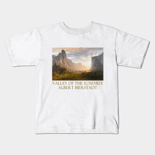 Valley of the Yosemite by Albert Bierstadt Kids T-Shirt